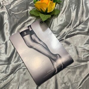 🌹 New Victoria’s Secret Crystal Embellished VS Logo Black Thigh High Hosiery